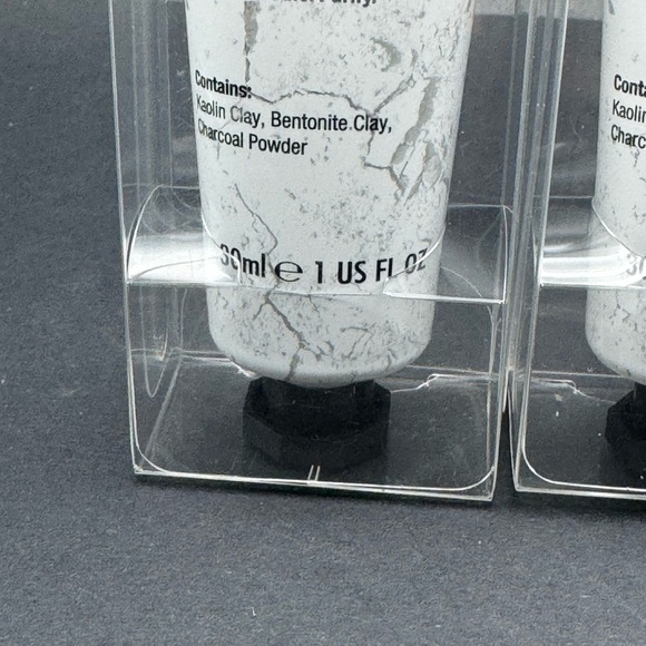 NWT Set of 2 Masque Bar Grey Clay Peel-Off Masks- travel size 1 oz each - Picture 3 of 7